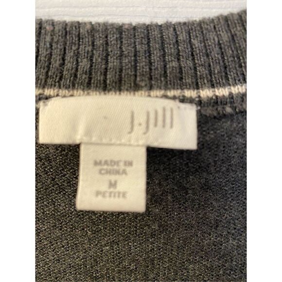 J Jill women’s wool blend gray duster/cardigan with pockets, size medium ￼ - Picture 6 of 6